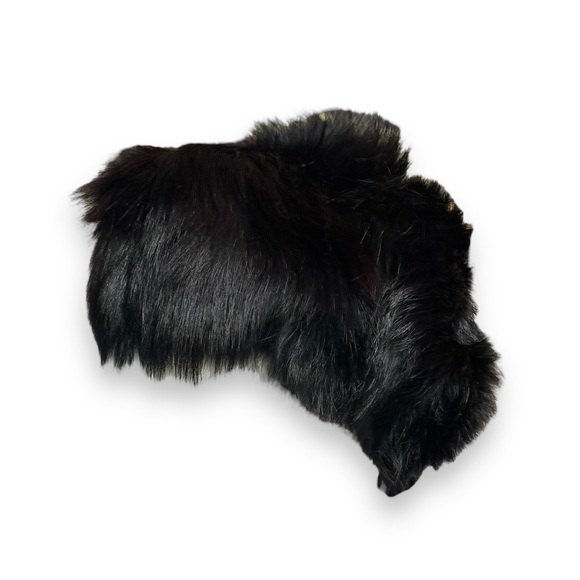 VINTAGE Fox Fur Beret with Fur Pom Pom - Picture 7 of 7